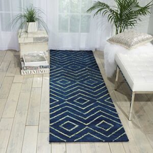 Barclay Butera 7'9" x 10'10" 100% Wool Pile Handmade Rug, Medium, Storm