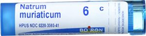 boiron natrum muriaticum 6 c, 80 ct