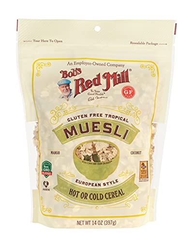 Bob's Red Mill Gluten Free Tropical Muesli, 14-ounce (Pack of 4)