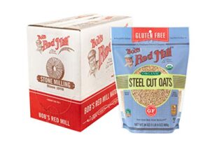 bob’s red mill gluten free organic steel cut oats, 24 ounce (pack of 4)