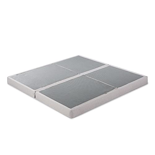 ZINUS No Assembly Metal Box Spring / 5 Inch Mattress Foundation / Sturdy Metal Structure, Split King