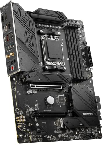 MSI MAG B650 Tomahawk WiFi Gaming Motherboard (AMD AM5, ATX, DDR5, PCIe 4.0, M.2, SATA 6Gb/s, USB 3.2 Gen 2, HDMI/DP, Wi-Fi 6E, AMD Ryzen 7000 Series Desktop Processors)