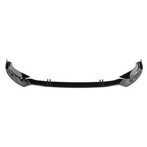 Front lip bumper, Car Styling Bumper Lip Skirt Chin Black ABS Vehicle Modification Part 3-Stage Bumper Chin Valance fit Audi A6 C8 2019