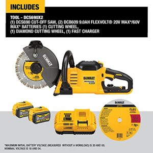 DEWALT FLEXVOLT 60V MAX* Cut-Off Saw Kit, 9-Inch (DCS690X2)