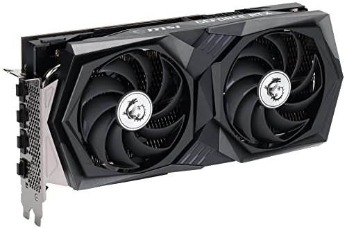 MSI Gaming GeForce RTX 3060 12GB 15 Gbps GDRR6 192-Bit HDMI/DP PCIe 4 Twin-Frozr Torx Fan Ampere RGB OC Graphics Card (RTX 3060 Gaming X 12G)