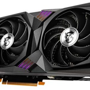 MSI Gaming GeForce RTX 3060 12GB 15 Gbps GDRR6 192-Bit HDMI/DP PCIe 4 Twin-Frozr Torx Fan Ampere RGB OC Graphics Card (RTX 3060 Gaming X 12G)