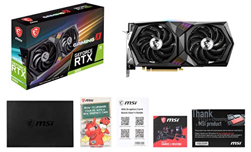 MSI Gaming GeForce RTX 3060 12GB 15 Gbps GDRR6 192-Bit HDMI/DP PCIe 4 Twin-Frozr Torx Fan Ampere RGB OC Graphics Card (RTX 3060 Gaming X 12G)