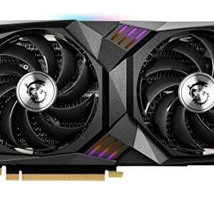 MSI Gaming GeForce RTX 3060 12GB 15 Gbps GDRR6 192-Bit HDMI/DP PCIe 4 Twin-Frozr Torx Fan Ampere RGB OC Graphics Card (RTX 3060 Gaming X 12G)