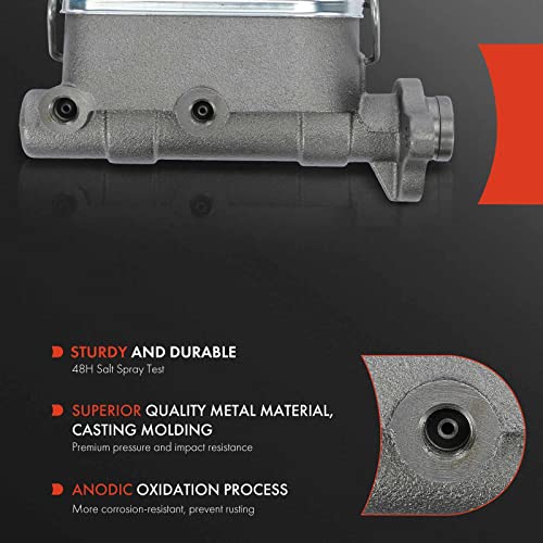 A-Premium Brake Master Cylinder with Reservoir and Cap Compatible with Jeep Vehicles - CJ5 1978-1983, CJ7 1978-1986, Scrambler 1981-1985 - Replaces 5358746, 535974, 58133921, 8983500995