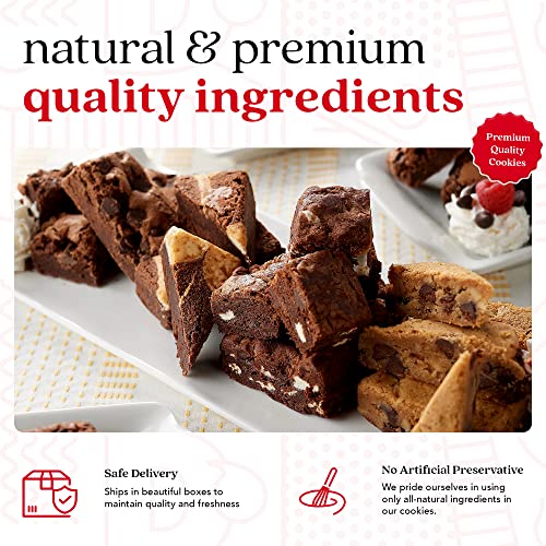 DAVID'S COOKIES Assorted Easter Brownies in Carton Pack | Enjoy Our Homemade, Delicious, Great for Sharing Freshly-Baked Easter Food Brownie Snacks - Ideal Gift This Easter Season - 2 Pack