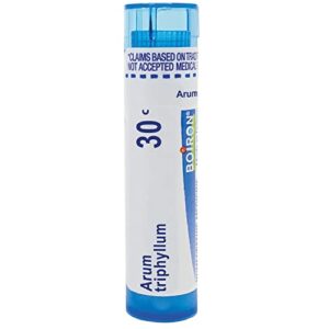 boiron arum triphyllum 30c, 80 pellets, homeopathic medicine for hoarseness
