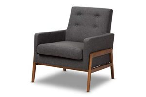 baxton studio chairs, one size, dark grey