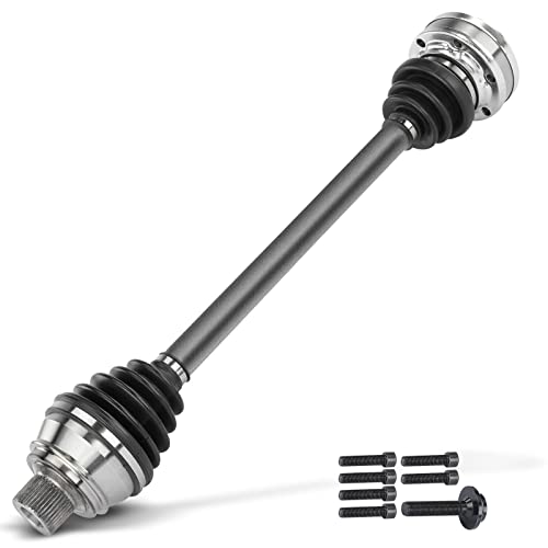 A-Premium CV Axle Shaft Assembly Compatible with A6 Quattro 2012-2018, A7 Quattro 2012-2018, A8 Quattro 2011-2018, Q5 2009-2017, RS7 2014-2018, S6, Rear Driver or Passenger Side, Replace# 8R0501203BX