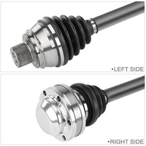 A-Premium CV Axle Shaft Assembly Compatible with A6 Quattro 2012-2018, A7 Quattro 2012-2018, A8 Quattro 2011-2018, Q5 2009-2017, RS7 2014-2018, S6, Rear Driver or Passenger Side, Replace# 8R0501203BX