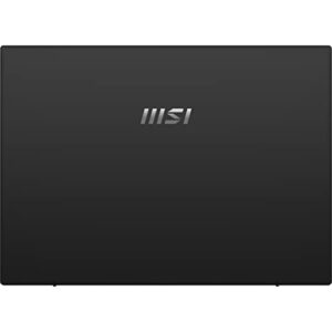 MSI Summit E14 Evo 14.0" FHD+ Ultra Thin Professional Laptop: Intel Core i5-1240P Iris Xe 16GB LPDDR5 512GB NVMe SSD, USB Type-C w/ PD Charging, Thunderbolt 4, TPM 2.0, Win 11 Pro: Ink Black A12M-026