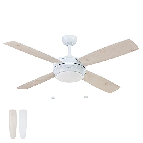 Prominence Home 51636-01 Kailani Ceiling Fan, 52, White