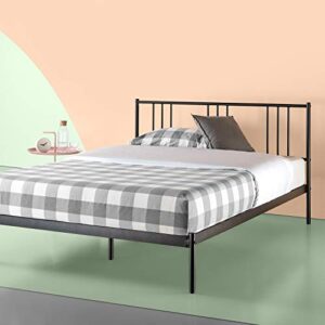 ZINUS Sophia Metal Platform Bed Frame with Headboard / Steel Slat Support / No Box Spring Needed / Easy Assembly, Twin