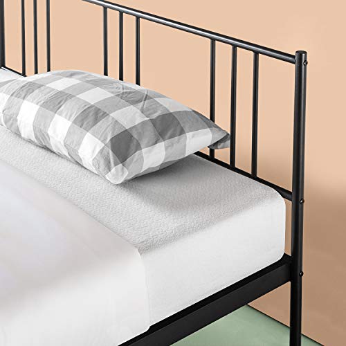 ZINUS Sophia Metal Platform Bed Frame with Headboard / Steel Slat Support / No Box Spring Needed / Easy Assembly, Twin