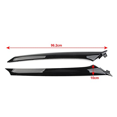 Lirun A-Pillar Front Molding Windshield Outer Trim Replacement LR077218/LR071307 For 4/5 Door Models，For Range Rover Evoque 2012-2019，Left Side