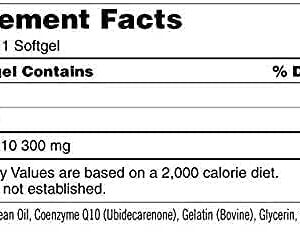 MVOWIZON Kirkland Signature Maximum Potency CoQ10 300 mg 100 Softgels Each, Purple