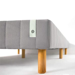 zinus good design award winner justina metal mattress foundation / 14 inch platform bed / no box spring needed, queen