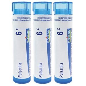 Boiron Pulsatilla 6c Homeopathic Medicine for Cold with Thick, Yellow Discharge - Pack of 3 (240 Pellets)