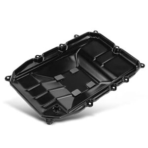 a-premium transmission oil pan sump with drain plug compatible with porsche cayenne 2011-2018, panamera 2012-2016 & volkswagen touareg 2011-2018 & audi q7 2010-2015, automatic transmission