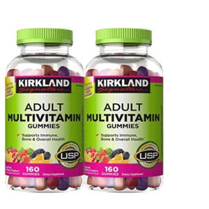 kirkland signaturetm adult multivitamin, 320 gummies adult multivitamin, 2-pack 320 gummies total by kirkland signature