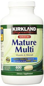 kirkland signature mature adult multi vitamin tablets – 400 ct