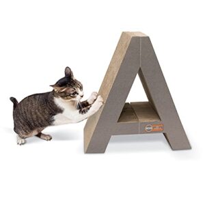 k&h pet products stretch n’ scratch cardboard cat scratchertoy 9” x 14” x 15”