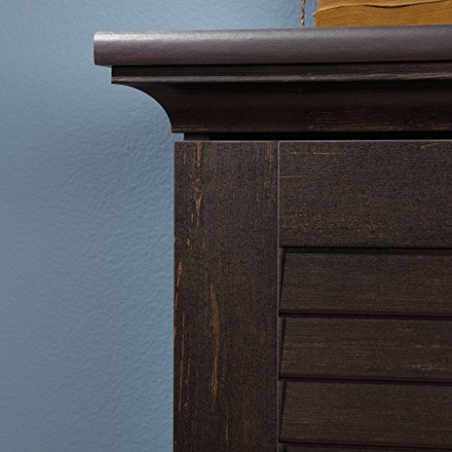 Sauder Harbor View Storage Cabinet, Antiqued Paint finish