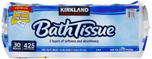 kirkland signature bath tissue, 2-ply – 425-30 ct