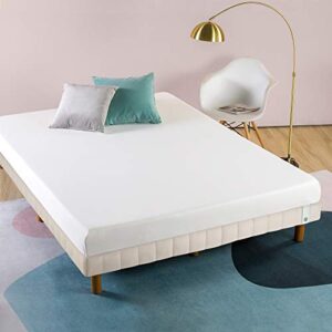 zinus good design award winner justina metal mattress foundation / 11 inch platform bed / no box spring needed, california king
