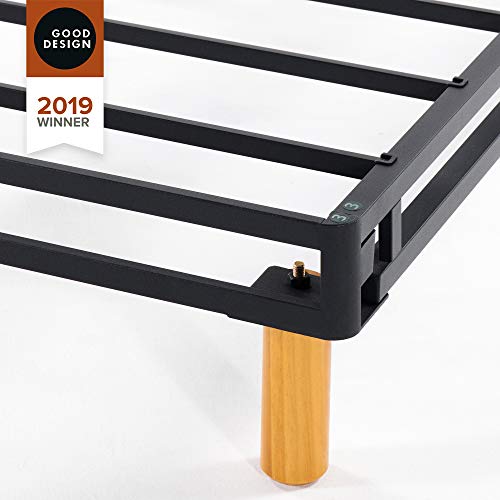 ZINUS GOOD DESIGN Award Winner Justina Metal Mattress Foundation / 11 Inch Platform Bed / No Box Spring Needed, California King