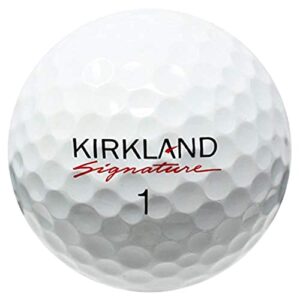 kirkland signature golf ball mix – 12 near mint quality used kirkland golf balls (aaaa signature ksig 3-piece 4-piece golfballs), white, one size (12gnbx-kirkland-2), 12 count (pack of 1)