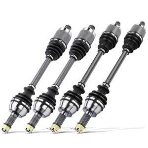 a-premium cv axle shaft assembly compatible with polaris rzr 900 2015-2020, rzr trail 900 2021-2021, front & rear 4-pc set