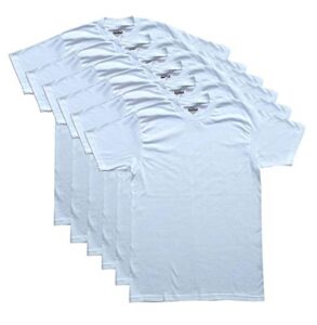 kirkland signature men’s 6-pack crew neck t-shirts 100% cotton tagless, size l