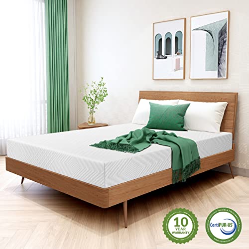 Airdown 8 Inch Twin Size Gel Memory Foam Mattress with Washable Fabric Cover, Medium Feel Twin Mattress for Pressure Relief, Twin Bed Mattress in A Box, CertiPUR-US Certified