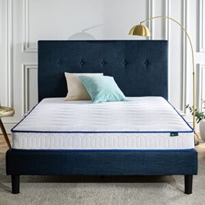 zinus 6 inch essential innerspring mattress / medium firm feel / certipur-us certified / mattress-in-a-box, queen
