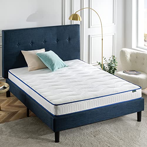 ZINUS 6 Inch Essential Innerspring Mattress / Medium Firm Feel / CertiPUR-US Certified / Mattress-in-a-Box, Queen