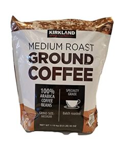 kirkland signature medium roast coffee, 2.5 lb, brown, 40 ounce (pack of 36) (00-x9g9ig-62)