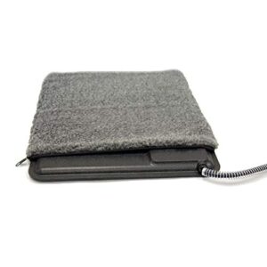 K&H Pet Products Lectro-Kennel Heated Pad Deluxe Cover (Pad not included) Gray Medium 16.5 X 22.5 Inches