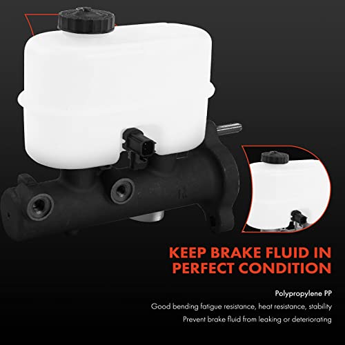 A-Premium Brake Master Cylinder with Reservoir and Sensor Compatible with Dodge Ram 2500 2005, Ram 3500 2005, L6 5.9L