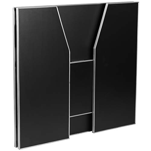 Flash Furniture 4' Black Laminate Foldable Bar