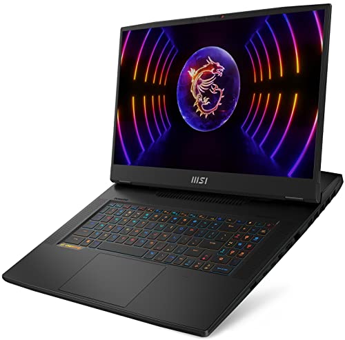 EXCaliberPC 2023 MSI Titan GT77HX 13VH-046US (i9-13980HX, 64GB RAM, 2TB NVMe SSD, RTX 4080 12GB, 17.3" 4K UHD, Windows 11 Pro) Gaming Laptop