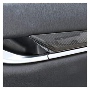 ROJAX Interior Trim Panel Fit for Maserati Ghibli 2014-2019 Interior Door Panel Cover Real Carbon Fiber Modification Automotive Sticker Car Accessories Interior Package