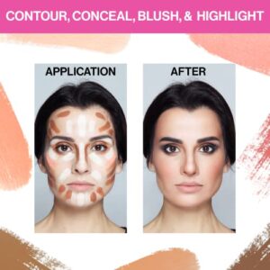 Wet n Wild MegaGlo Conceal & Contour Highlighter Stick, When The Nude Strike | Matte | Face Multistick Makeup