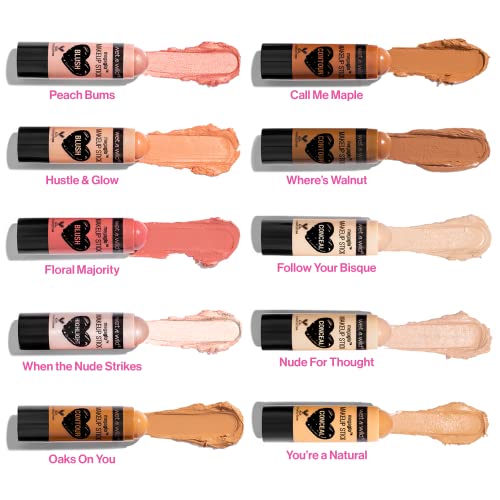 Wet n Wild MegaGlo Conceal & Contour Highlighter Stick, When The Nude Strike | Matte | Face Multistick Makeup