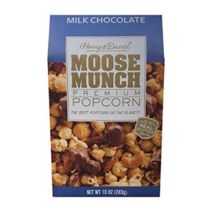 harry & david milk chocolate moose munch with cashews & almonds, 10oz