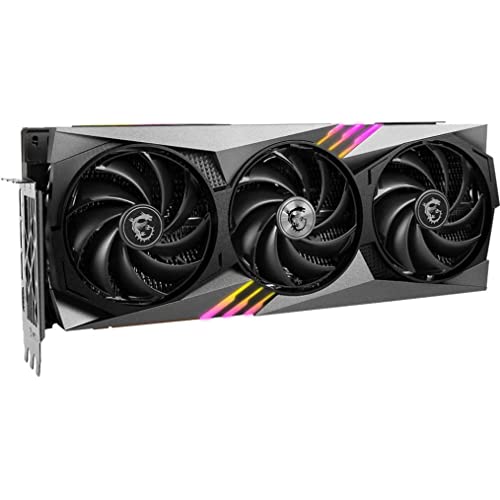 MSI Gaming GeForce RTX 4090 24GB GDRR6X 384-Bit HDMI/DP Nvlink Tri-Frozr 3 Ada Lovelace Architecture OC Graphics Card (RTX 4090 Gaming X Trio 24G)